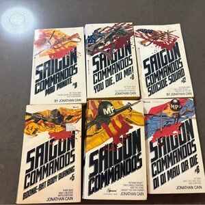 Rare lot of Saigon Comando novels